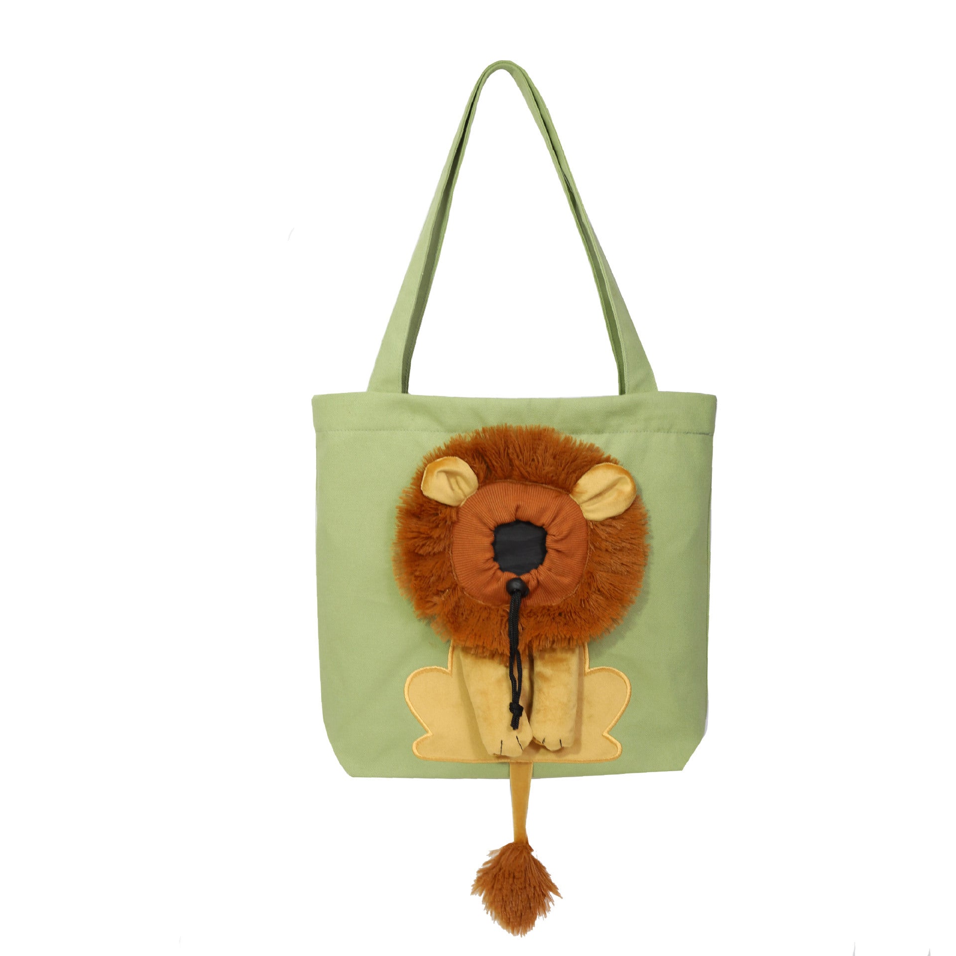 Sac de transport souple pour animaux de compagnie, motif lion, portable