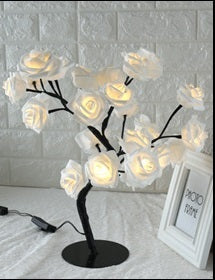 LED Baumlampe Rose Klein Baumlampe