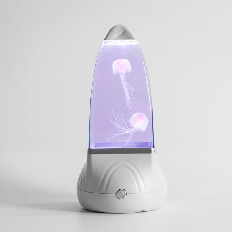 Lampe LED de simulation colorée en forme de petite méduse