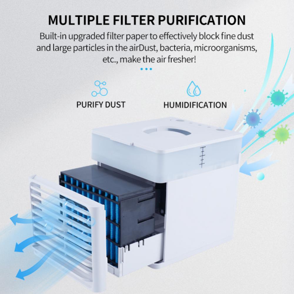 Mini Multifunktions-Luftkühler USB Home Fan Klein
